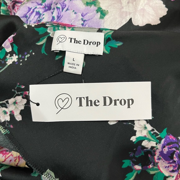 The Drop Women’s Ana Silky V-Neck Midi Slip Dress - Picture 3 of 8